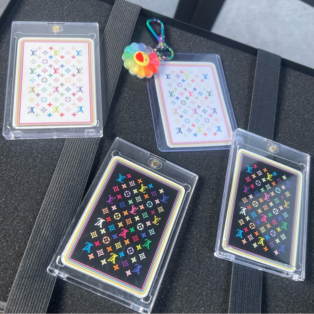 Louis Vuitton multicolored Murakami Monogram playing cards. Price per card